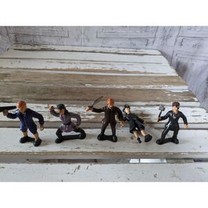 Vintage pirate figurine PVC set